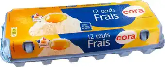 Match Cora oeufs frais offre