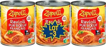 Match Zapetti ravioli pur boeuf français offre