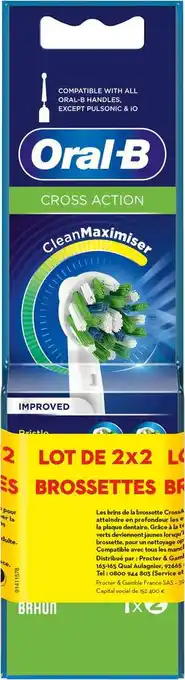 Match Oral-b brossettes offre