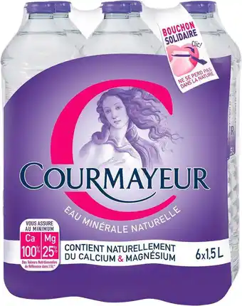 Match Courmayeur eau minérale naturelle offre