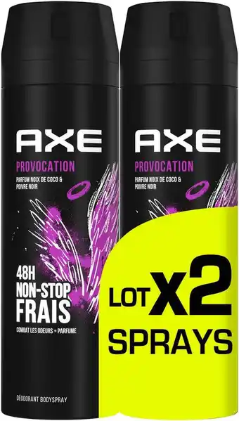 Match Axe déodorant spray offre