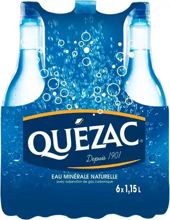 Match Quezac eau minérale naturelle offre