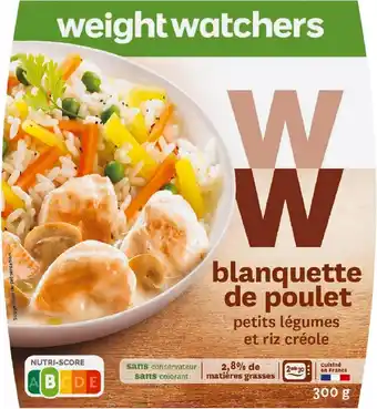 Weight watchers plat cuisiné