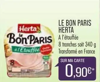 Match Le Bon Paris Herta offre