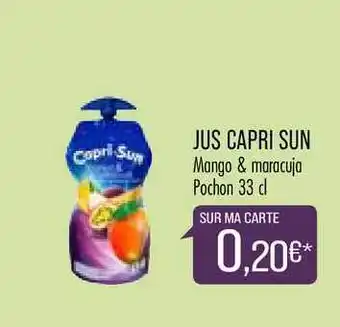 Match Jus Capri Sun offre
