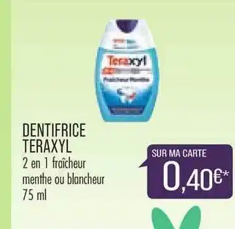 Dentifrice Teraxyl