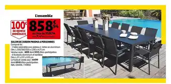 Auchan Salon De Jardin Prisma 6 Personnes offre