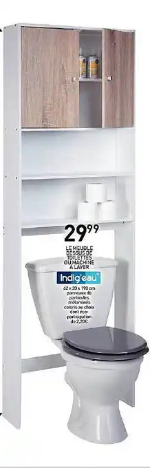 Stokomani Meuble Dessus De Toilette Ou Machine à Laver offre
