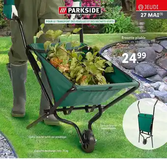 Lidl Brouette Pliable offre