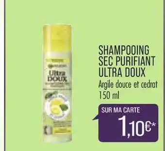 Match Shampooing Sec Purifiant Ultra Doux offre