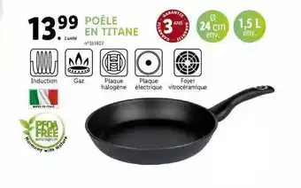 Lidl Poele En Titane 24 Cm offre