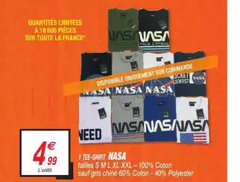 Netto 1 Tee-shirt Nasa offre