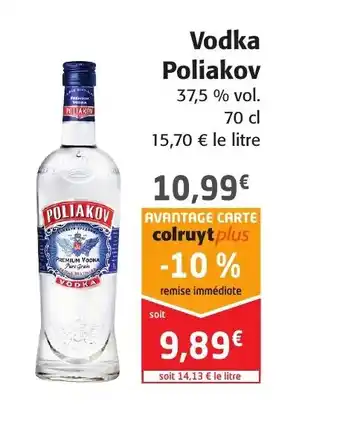 Colruyt Vodka Poliakov offre