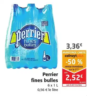 Colruyt Perrier Fines Bulles offre