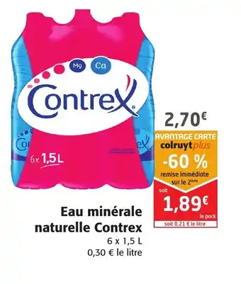 Colruyt Eau Minérale Naturelle Contrex offre