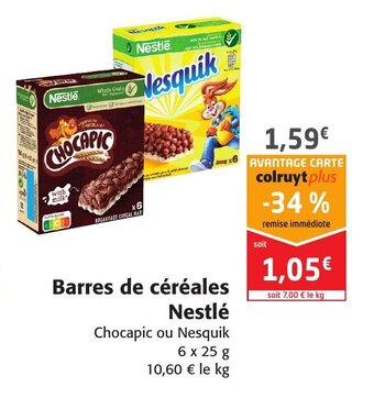 Colruyt Barres de Céréales offre