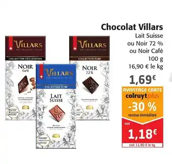 Colruyt Chocolat villars offre