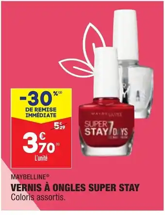 ALDI Vernis à Ongles Super Stay offre