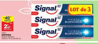 ALDI Dentifrice offre