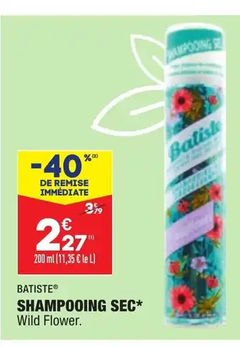 ALDI Shampooing Sec offre