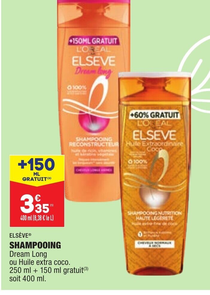 Promo Shampooing chez ALDI