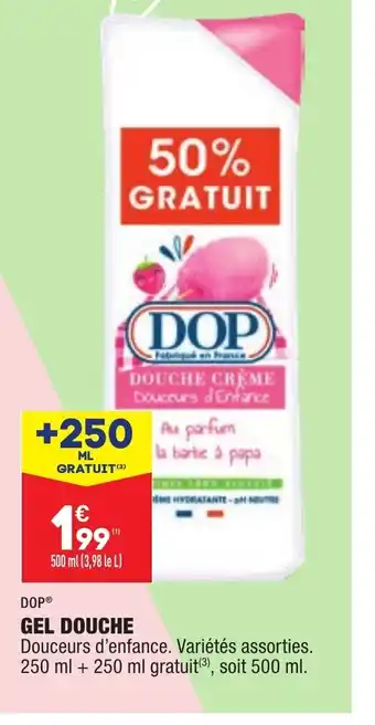 ALDI DOP Gel Douch offre