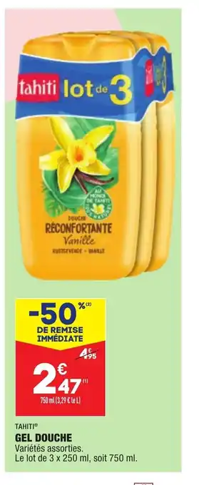 ALDI Tahiti Gel Douche offre