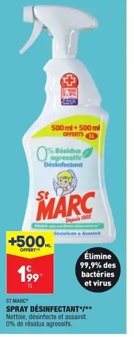 ALDI Spray Désinfectant offre