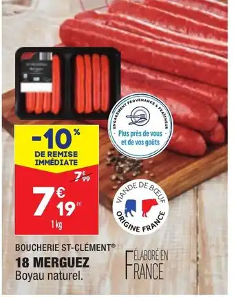 ALDI 18 Merguez offre