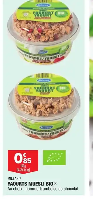 ALDI Yaourts Muesli Bio offre