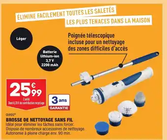 ALDI Brosse de Nettoyage Sans Fil offre