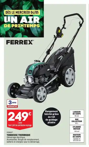 ALDI Tondeuse Thermique offre