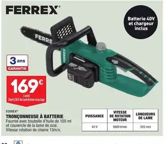 ALDI Tronçonneuse à Batterie offre