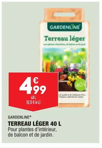 ALDI Terreau Léger 40L offre