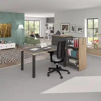 Burocéan bureau droit exprim - l140 cm