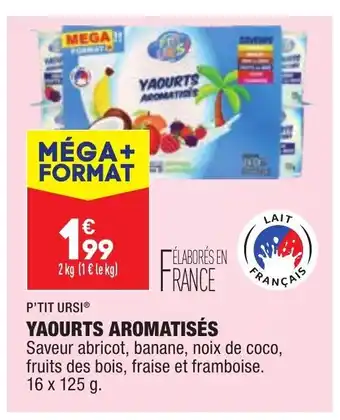 ALDI Yaourts Aromatisés offre