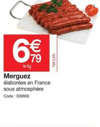Promocash Merguez offre