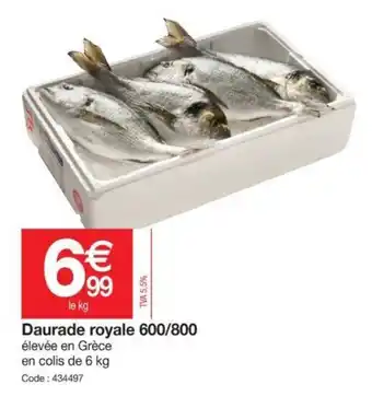 Promocash Daurade Royale 600/800 offre