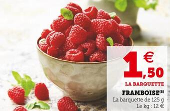 U Express Framboise offre