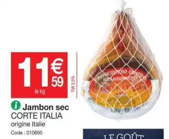 Promocash Jambon Sec offre