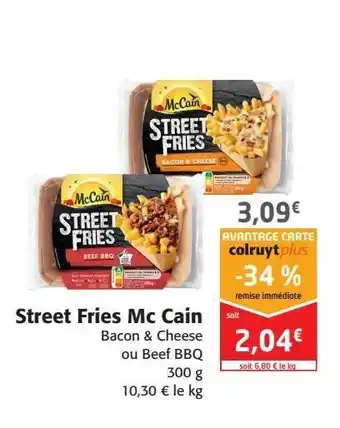 Colruyt Street fries mccain offre