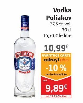 Colruyt Vodka poliakov offre