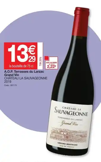 A.O.P Terrasses du Larzac Grand Vin