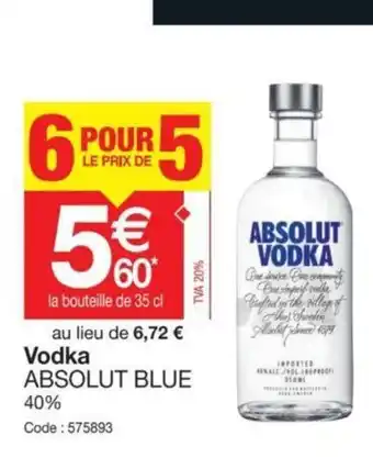 Promocash Vodka offre