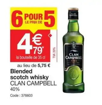 Promocash Blended scotch whisky offre
