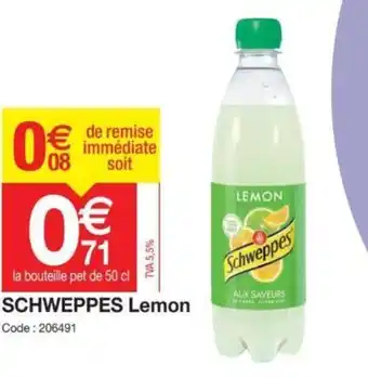 Promocash Schweppes Lemon offre
