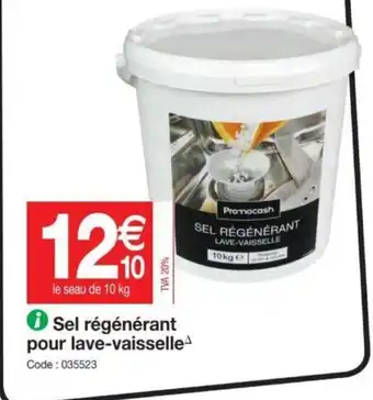 Promocash Sel Régénérant Pour Lave-Vaisselle offre