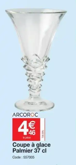 Promocash Coupe A Glace Palmier 37 cl offre