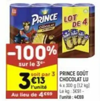 Prince goût chocolat lu