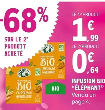 E.Leclerc Infusion bio "éléphant" offre